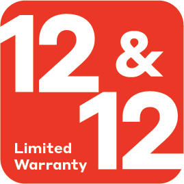 12 Year Parts and Labor Warranty
